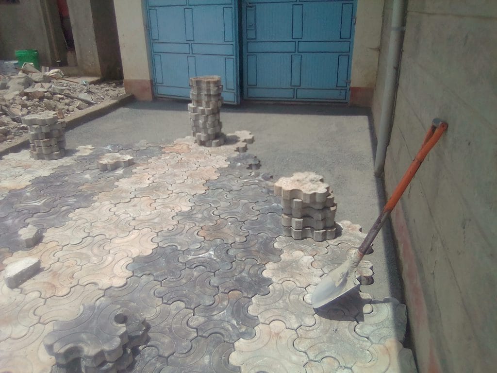 cabro blocks installation in Kenya
